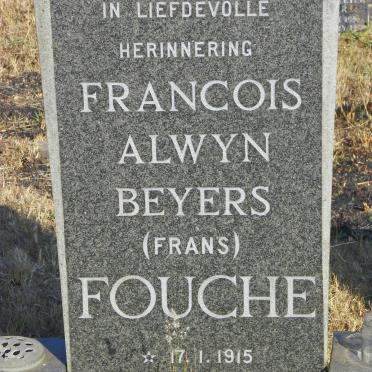 FOUCHE Francois Alwyn Beyers 1915-1980