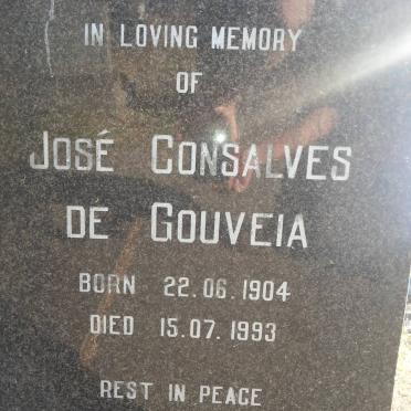 GOUVEIA Jose Consalves, de 1904-1993