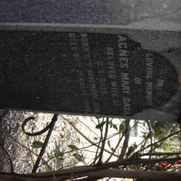 GASS Agnes Mary  1852-1903