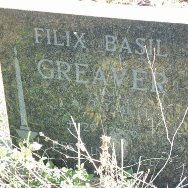 GREAVER Filix Basil 1941-1979