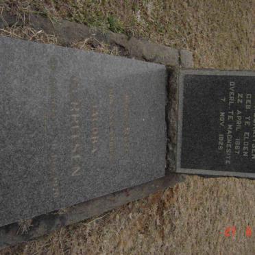 GERRITSEN J.A. 1867-1929 &amp; Jacoba  1874-1970