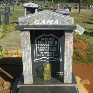 GAMA Keni Gladys 1953-2007