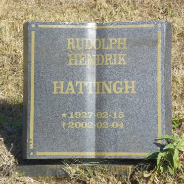HATTINGH Rudolph Hendrik 1927-2002