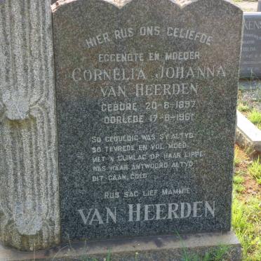 HEERDEN Cornelia Johanna, van 1897-1961
