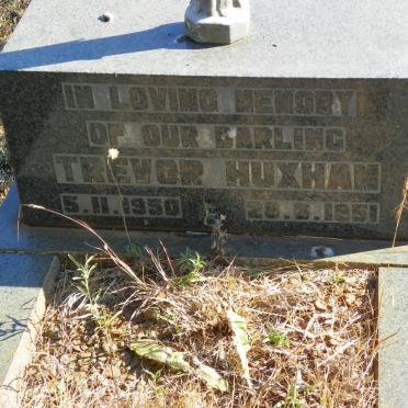 HUXHAM Trevor 1950-1951