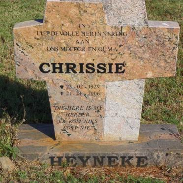 HEYNEKE Chrissie 1929-2006