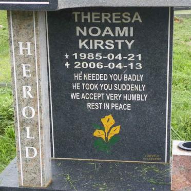 HEROLD Theresa Naomi Kirsty 1985-2006