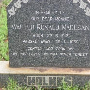 HOLMES Walter Ronald Maclean 1912-1969