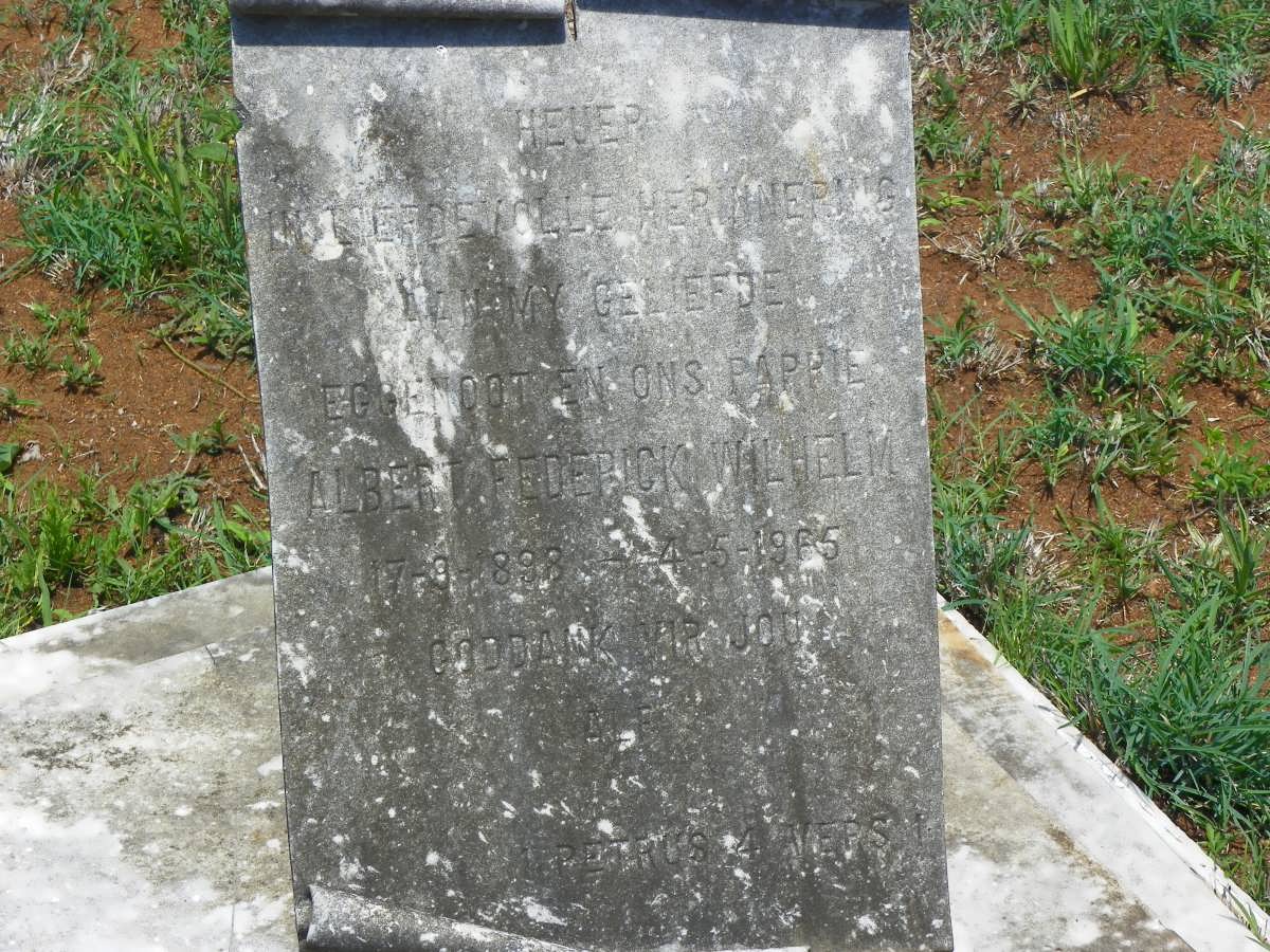 HEUER Albert Federick Wilhelm 1898-1965