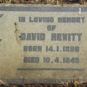 HEWITT David 1896-1949