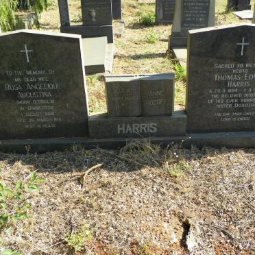 HARRIS Thomas Edwin 1894-1978 &amp; Rosa Angelique Augustina GERISOLA 1888-1971