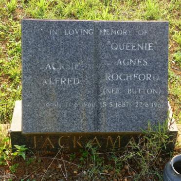 JACKAMAN Alfred 1880-1960 &amp; Agnes Rochford BUTTON 1887-1967