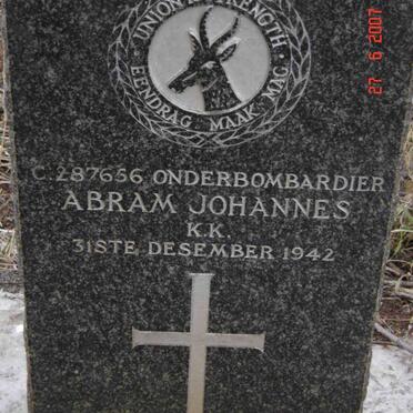 JOHANNES Abram  -1942