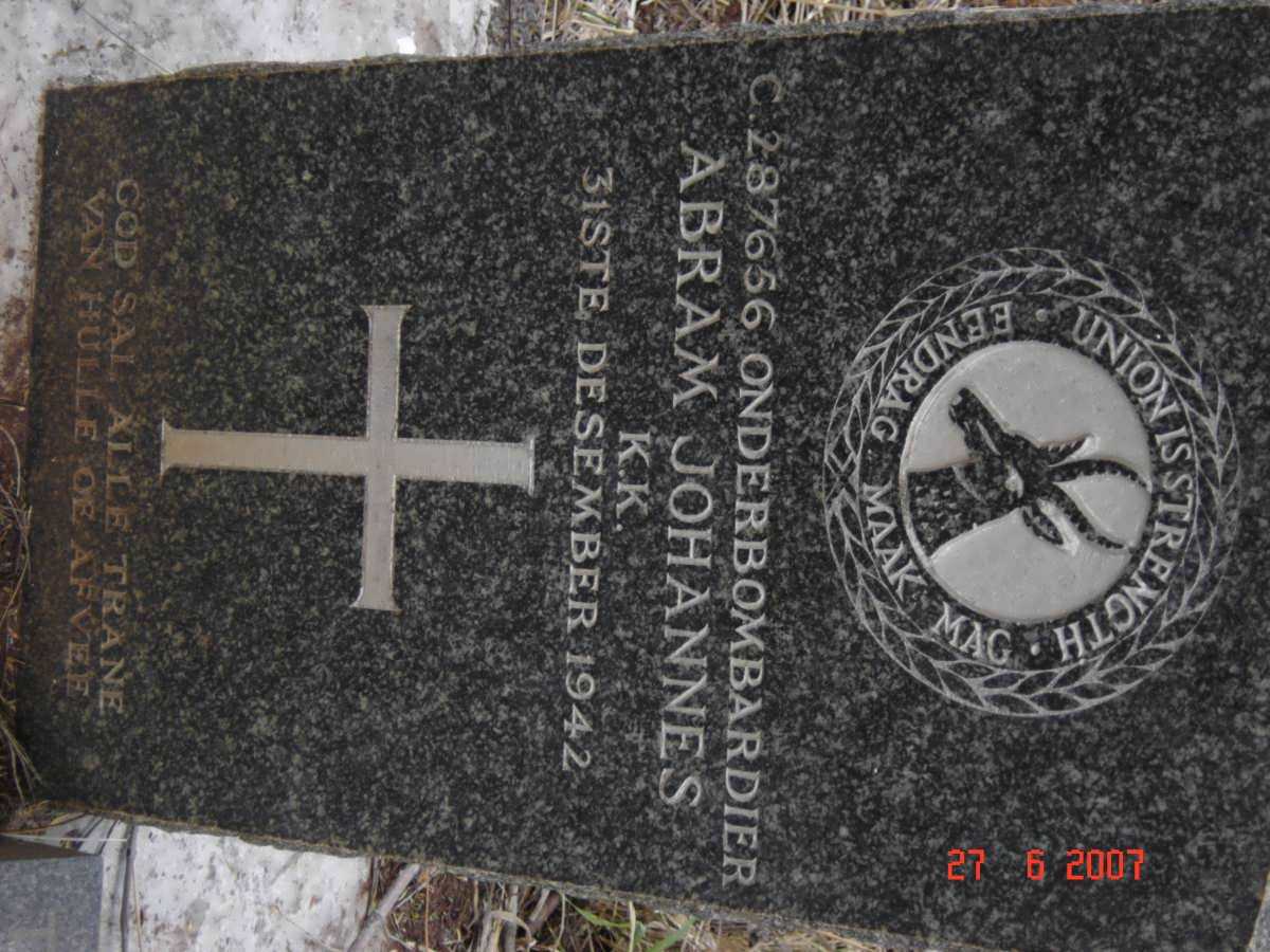 JOHANNES Abram  -1942