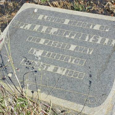 JEFFREYS H.A.G. -1950