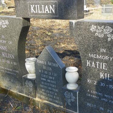 KILIAN Ronnie 1922-1980 &amp; Katie 1930-1987 :: KILIAN Ronald Arthur 1949-1997