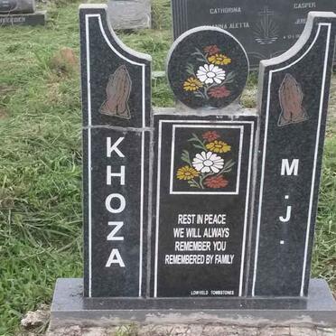 KHOZA M.J.