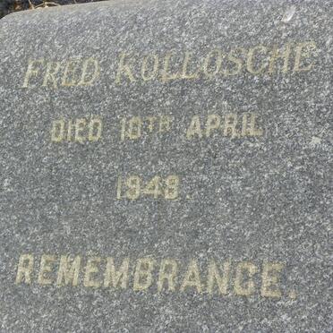 KOLLOSCHE Fred -1948