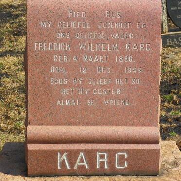 KARG Fredrick Wilhelm 1886-1948