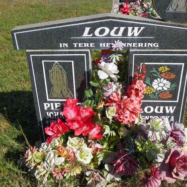 LOUW Pieter Johannes 1934-2006 &amp; Hendrieka Fransiena 1941-