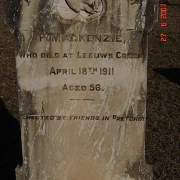 MACKENZIE P. -1911