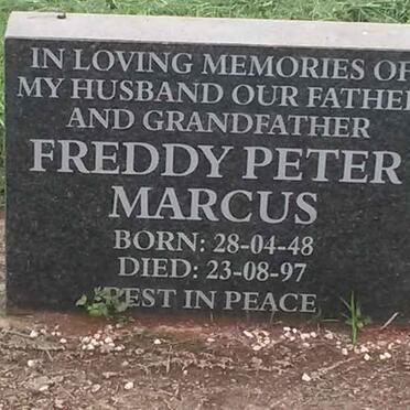 MARCUS Freddy Peter 1948-1997