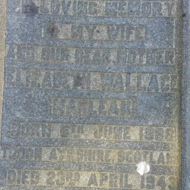 MACLEAN Elizabeth Wallace 1888-1943