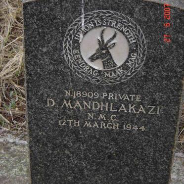 MANDHLAKAZI D. -1944