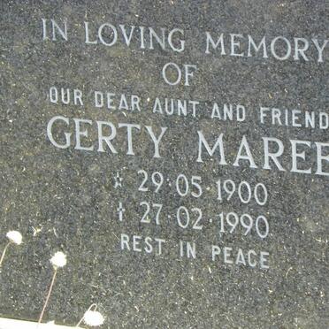 MAREE Gerty 1900-1990