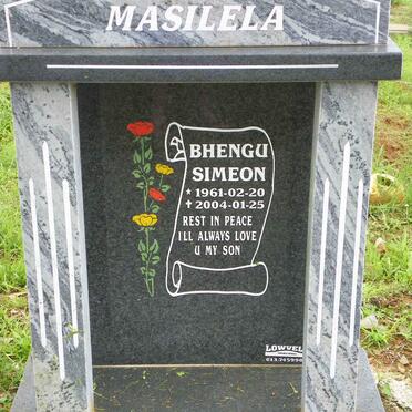 MASILELA Bengu Simeon 1961-2004