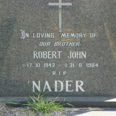 NADER Robert John 1942-1984