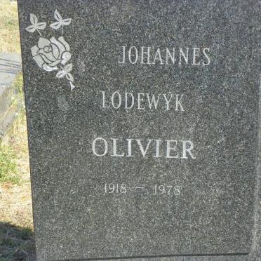 OLIVIER Johannes Lodewyk 1918-1978