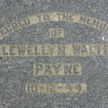 PAYNE Llewellyn Walter -1944