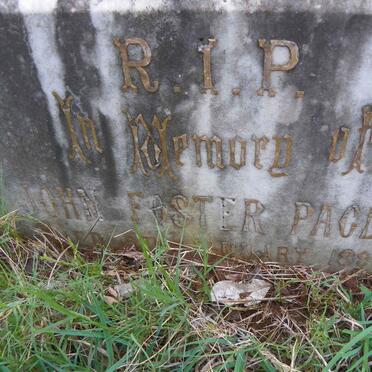 PAGLAR John Foster -1893