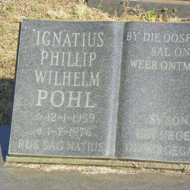 POHL Ignatius Phillip Wilhelm 1959-1976