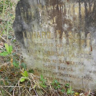 PASCOE Edward -1892