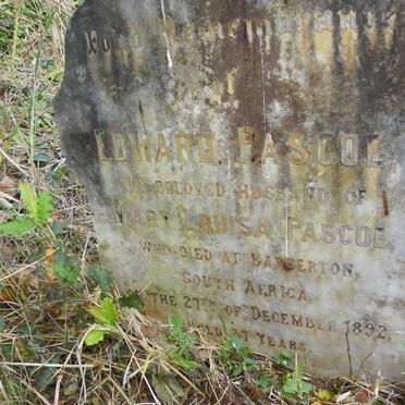 PASCOE Edward -1892