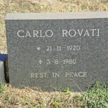 ROVATI Carlo 1920-1980