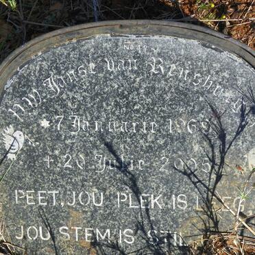 RENSBURG P.W., Janse van 1969-2005