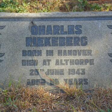 RIEKEBERG Charles -1943