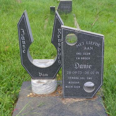 RENSBURG Danie, Janse van 1973-1991
