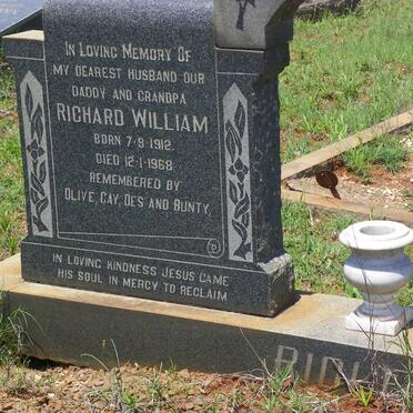 RIDLER Richard William 1912-1968