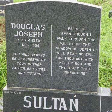 SULTAN Douglas Joseph 1950-1996