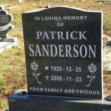 SANDERSON Patrick 1925-2006