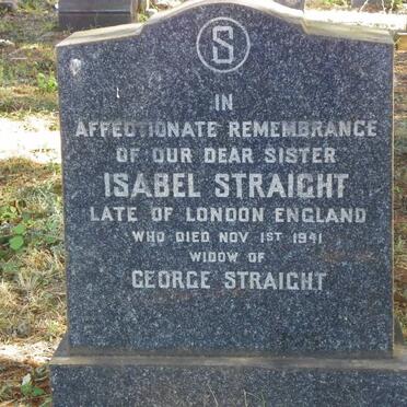 STRAIGHT Isabel -1941