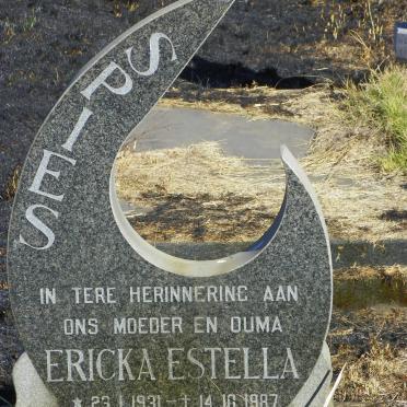 SPIES Ericka Estella 1931-1987