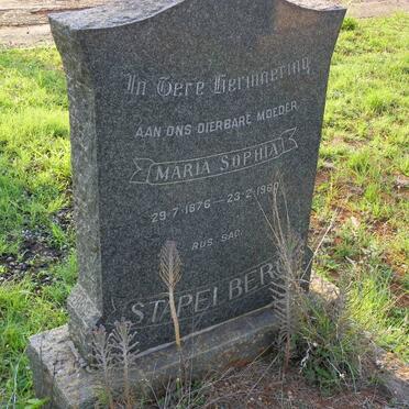 STAPELBERG Maria Sophia 1876-1960