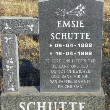 SCHUTTE Emsie 1982-1996