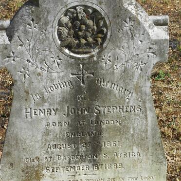 STEPHENS Henry John 1861-1889