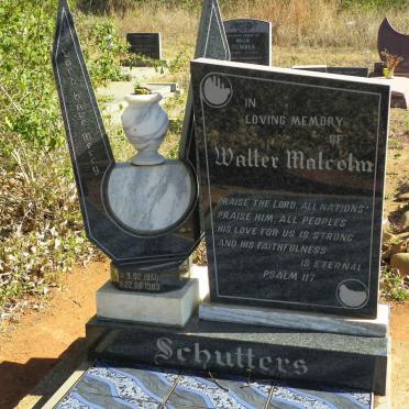 SCHUTTERS Walter Malcolm 1950-1983